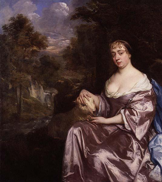 Portrait of an unknown woman, formerly known as Elizabeth Hamilton, Countess de Gramont